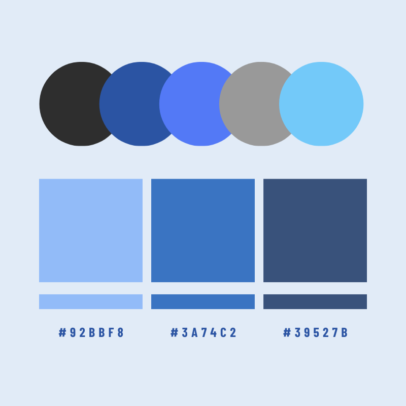 Identidade visual e branding com logo, paleta e tipografia